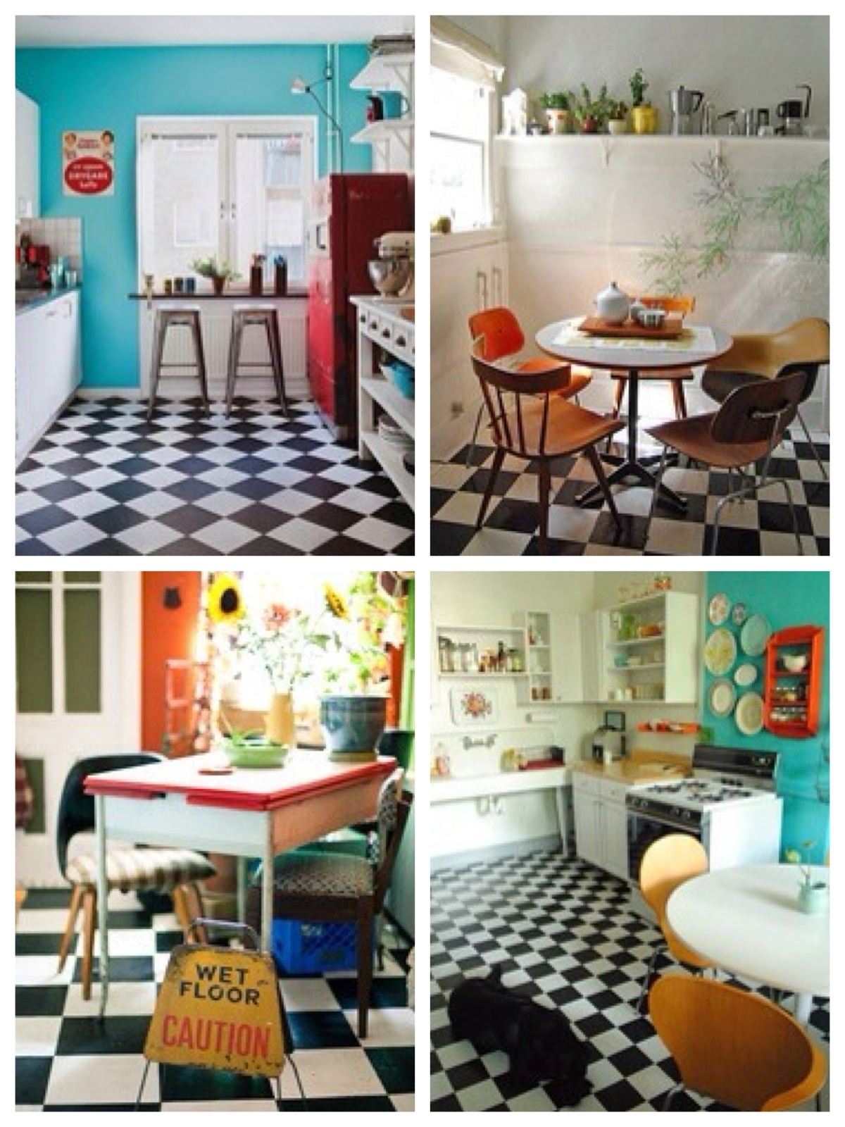 Retro design keuken: behangpapier chris mestdagh keuken interior ...
